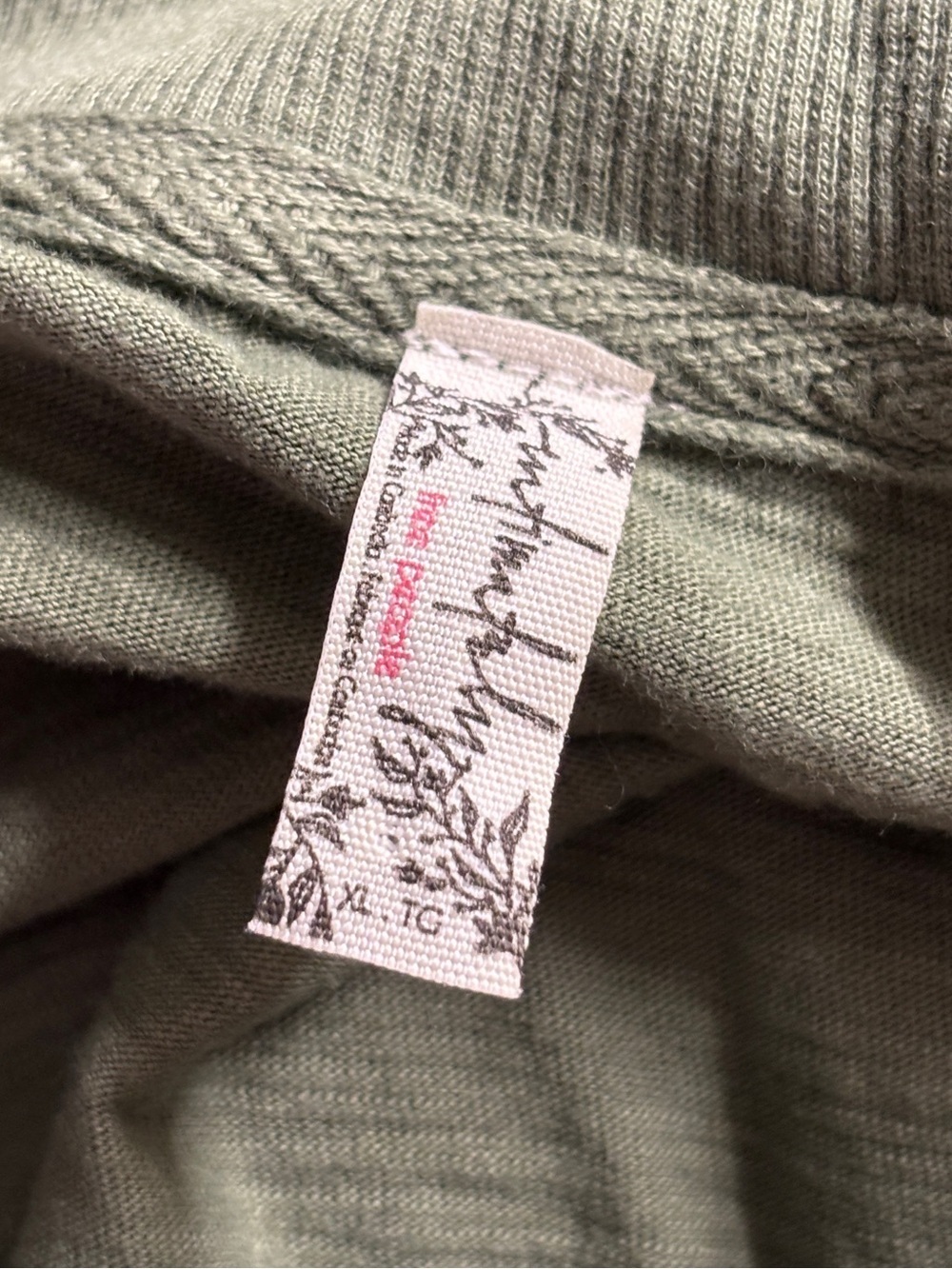 Free People Intimately | Just Because Onesie Jumpsuit Olive Green Slouchy | XL - Picture 4 of 6